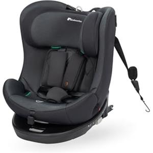 Bebeconfort EvolveFix i-Size Seggiolino Auto 0-36 kg, 360 girevole, 0-12 anni, 40-150 cm, Isofix, Reclinabile 5 posizioni, Regolabile in Altezza, Top Tether, Tessuti Traspiranti, Colorato di Nero