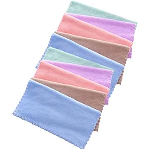 DECOMELODY Set 10 Panni Struccanti in Microfibra 25x25 Cm, Salviette Per Viso Riutilizzabili Morbide e Resistenti, Asciugamani Piccoli Per Donne Per Pulizia Del Trucco e Cura Della Pelle Quotidiana