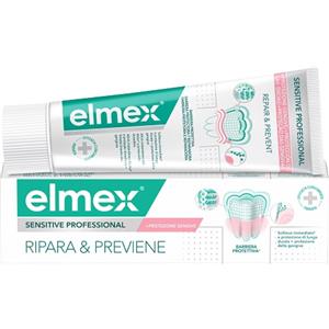 Elmex Sensitive Professional Dentifricio Ripara e Previene 75ml - Sollievo dalla Sensibilità Dentale e Protezione delle Gengive