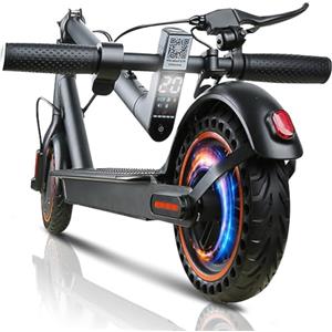 QnQ Monopattino Elettrico, Motore 500W, 8.5 Elettrico Monopattino Pieghevole, Batteria 7.8AH, Applicazione, Massimo 25km/h, Portata 20-25km, Doppio Freno, Max 120kg