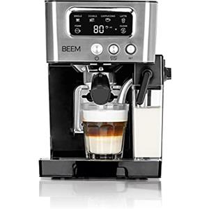 BEEM ESPRESSO LATTE - Macchina portafiltro da 15 bar | Specialità del caffè - come dal barista | Con serbatoio per latte da 0,4 l e serbatoio dell'acqua da 1,4 l | consistenza in schiuma di latte