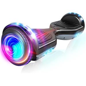 SISIGAD Hoverboard, hoverboard a due ruote da 6,5 pollici con altoparlante Bluetooth, luci LED colorate, regalo per bambini e ragazzi