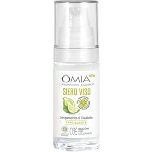 Omia Laboratori Ecobio Omia, Siero Viso opacizzante con Olio Essenziale di Bergamotto di Calabria, riduce l'eccesso di sebo rendendo la pelle più opaca e uniforme, ideale per pelli miste, Certificato Cosmos Organic, 30 ml