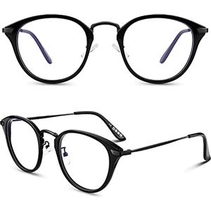 CGID Occhiali Luce Blu Uomo Donna, Occhiali Antiriflesso Anti Filtro Luce Blu,Occhiali per PC Computer Gaming UV Blue Light Blocco Glasses