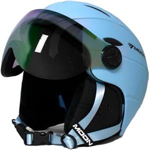 EnzoDate 2-in-1 Visor Sci Snowboard Casco Maschera da neve staccabile Anti-fog Anti-uv Occhialini schermati integrati Peso ridotto Adulti Uomini Donne