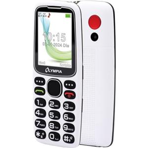 Olympia Star - Telefono cellulare per anziani | comodo con tasti grandi | display LCD a colori | pulsante SOS | cellulare anziani senza contratto | funzione vivavoce | Bluetooth | slot microSD |