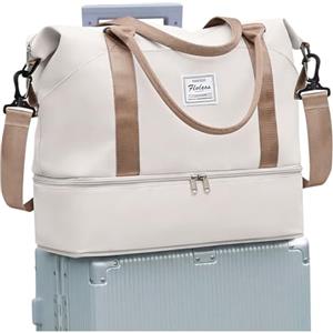 SZLX Borsone da Viaggio,Bagaglio a Mano 40x20x25 Ryanair Borsa da Viaggio con Scomparto per le Scarpe,Borsa da Cabina Ryanair 40x30x20 Borsa Sportiva Borsone da Palestra da Weekend