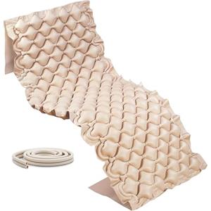 GOVITA Materasso Antidecubito di ricambio a bolle d'aria con tubo di connessione senza compressore, 130 Celle, Portata 150 Kg, Garanzia Italia 24 mesi con kit riparazione