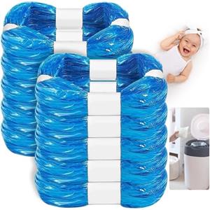 YSWOVUO 10 Pezzi Ricarica Mangiapannolini, Sacchetti Mangiapannolini Compatibile con Maialino Foppapedretti Angelcare Tommee Tippee Twist & Click Simplee Tec Litter Locker