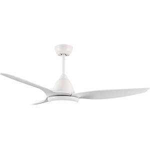 snsok Ventilatore da Soffitto con Luce LED 52" 3 Pale, 6 Velocità + 3 Temperature Luce, Motore DC Super Silenzioso, Timer con Telecomando, Funzione Inverso Estate/Inverno (white)