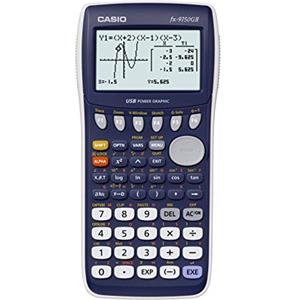 Casio FX-9750 GII Calcolatrice Grafica senza CAS, Ampio Display Monocromatico a 8 Righe, 61kB RAM, Blu Scuro