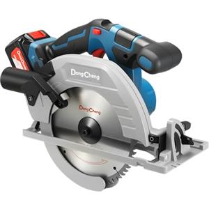Dong Cheng Sega Circolare a Batteria da 18V, Diametro 185 mm