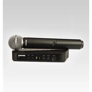 Shure BLX24/SM58 Nero Microfono per palco/spettacolo [BLX24E/SM58-M17]