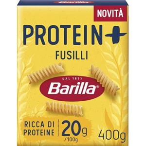 Barilla Pasta Fusilli Protein+, Pasta Proteica di Semola di Grano Duro con Proteine di Piselli, 400 g