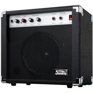 Soundking AK10-G Amplificatore Chitarra 30 Watt - Equalizzatore 2 Bande - Speaker 8 - Uscita Cuffie & Ingresso Pedale - Combo Amp Ideale per Principianti con Angoli Protettivi Extra Robusti