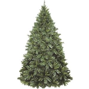 Dmora Albero di Natale 120 cm Innsbruck, Pino Artificiale, Albero Effetto Reale, Alberello Natalizio Extra folto, 97x97 h120 cm, Verde