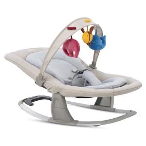 Inglesina Sdraietta Lounge Butter - Dondolo Musicale per Neonati con Vibrazione e Schienale Reclinabile