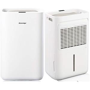 Greenmigo Deumidificatore Assorbire l'acqua 13L/24h Deumidificazione per Ambiente max 50m²,Purificatore d'aria Silenziosa per Casa,Camera da letto,Ufficio,Garage,Cantina,ecc-Contro Muffa e Umidità