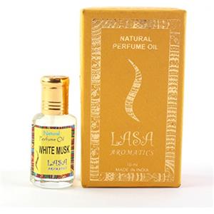 Lasa Aromatics Natural Perfume Oil White Musk Fragrance 100% Pure and Natural - 10ml by Lasa Aromatics