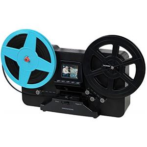 Magnasonic Super 8/8mm Film Scanner, converte la pellicola in video digitale, schermo vibrante da 2,3, digitalizza e visualizza 3, 5 e 7 Super 8/8mm (FS81)