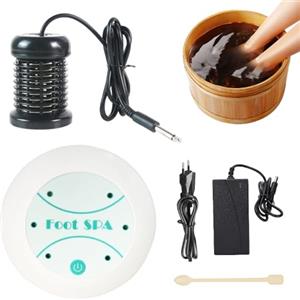 HOVCEH Pediluvio Ionico, HOVCEH Portatile Foot Spa Ion Detox, Macchina per il Bagno ai Piedi di Disintossicazione Lonica per Corpo, Dispositivo per Pediluvio (Senza bacinella per i piedi)