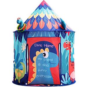 Benebomo tenda da gioco per bambini,capanna con drago, casetta per interni e esterni, con borsa per il trasporto (con anello in plastica)