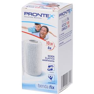 Safety SpA Benda Elastica Autofissante PRONTEX 10 cm - Dispositivo Medico CE, Fissaggio Medicazione e Uso Sportivo