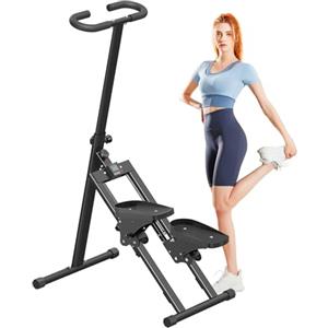 HOFTME Scalatore per la casa, pieghevole, grande pedale, per allenamento completo, per allenamento a casa, con capacità di carico di 110 kg