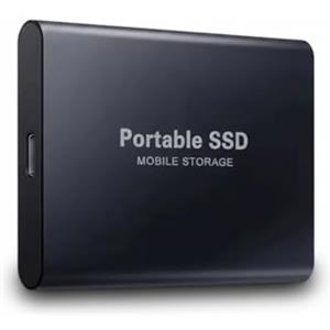 Generic Disco rigido esterno da 4 TB | Stoccaggio portatile da 2,5 - Nero