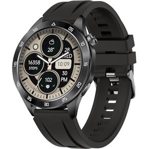 Duoripe Smartwatch Uomo Militare, 1.43" AMOLED Orologio Smartwatch con Chiamate Bluetooth, 120 Sportive Smart Watch con Contapassi/Sonno/Cardiofrequenzimetro/SpO2, Impermeabil IP68 Smartband per Android iOS