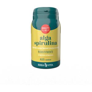 Erba Vita Alga Spirulina 125 Tavolette 400 mg - Integratore Ricco di Proteine e Nutrienti Essenziali