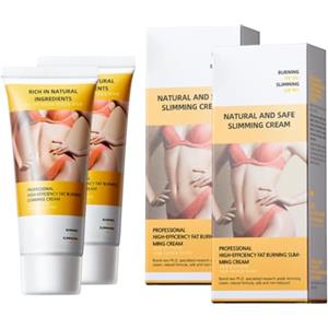UZEXYA 2 Pezzi Crema Anticellulite Forte, Crema Snellente, Corpo Rassodante Tonificante, Rassodante Per Pancia Vita Glutei, Riduce La Cellulite E Modella La Silhouette, Uomo E Donna.
