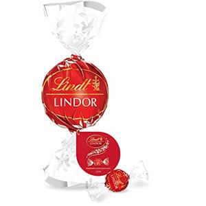 Lindt Lindor Praline di Cioccolato al Latte, 44 Cioccolatini in Scatola Regalo Maxi Boule, formato 550g