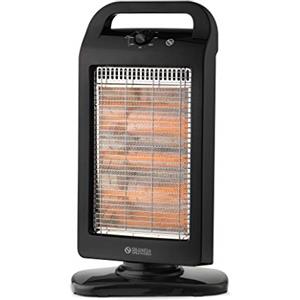 Olimpia Splendid 99545 Solaria Evo Stufa Alogena 1200 W con Base Oscillante , Nero