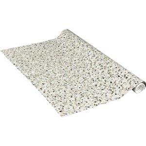 Venilia Pellicola adesiva Greenline, Granito Aspetto della pietra Bianco, 45cm x 2m, Spessore 95μ, Pellicola autoadesiva per mobili o cucina, carta da parati, PVC senza ftalati, Prodotto in UE