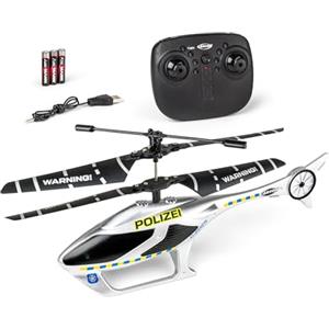 Carson Cyber Copter Polizia 2,4 GHz 100% RTF - Elicottero, elicottero radiocomandato, per principianti, RC Heli, giocattolo radiocomandato, telecomandato