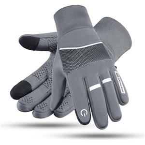 kyncilor guanti invernali uomo funzione touch screen guanti invernali per motociclette anti-scivolo, antivento, adatto per ciclismo, sci, guida