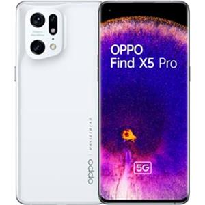 OPPO Find X5 Pro 5G - Smartphone da 256 GB, 12 GB di RAM, Dual Sim, bianco