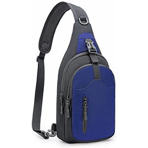REETEE Zaino Monospalla Piccolo Sling Bag Più Scomparti Zaini spalla a tracolla, Borsello Tracolla per Viaggio, Ciclismo, Lavoro, Sport, Bicicletta (blu)