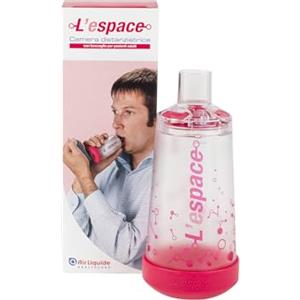 Air Liquide L'espace Camera Distanziatrice Magenta 220 ml per Adulti con Valvola