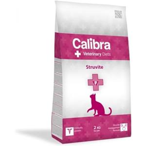 Calibra Veterinary Diet Cat Struvite 2kg - Alimento dietetico per gatti per sciogliere calcoli di struvite e prevenire riformazione