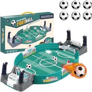 CHmiss Biliardino per Bambini,Gioco Da Tavolo Calcio Interattivo,Calcio Balilla Bambini,Mini Giochi Di Calcio Da Tavolo Giocattolo,Regali Per BambiniAdulti Compleanno Natale