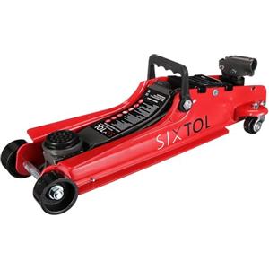 SIXTOL SX JACK 2,5T 360 | Cric Idraulico Carrellato Basso Profilo compatibile con Auto fino a 2,5 T | Asta Rotante 360° per Massima Flessibilità