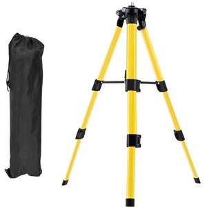 Risegun, treppiede per livella con supporto per strumenti di misurazione, treppiede laser autolivellante regolabile per strumenti laser autolivellanti (1 m)