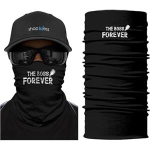 ShopINess Bandana Scaldacollo per i Fans di Bruce Sciarpa Multifunzione Unisex Accessorio Musicale Rock The Boss (The Boss Forever)
