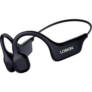 LOBKIN Cuffie Conduzione Ossea, Auricolari Conduzione Ossea Bluetooth Senza Fili, Auricolari Sportive Bluetooth Impermeabili，Cuffie Open Ear Wireless Sport per Ciclismo,Corsa,Fitness