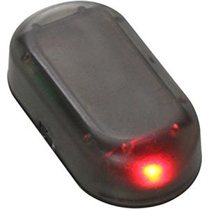 Riloer Luce LED per Allarme Auto, Riloer Luce Lampeggiante Antifurto per Allarme di Sicurezza a LED per Auto ad Energia Solare