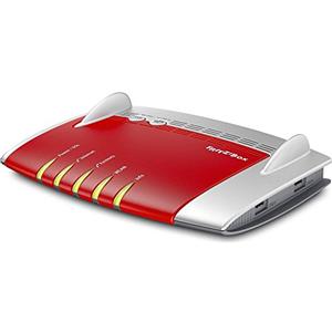Fritz AVM FRITZ!20002584 Box 7490 Modem, Compatibile Esclusivamente con il Mercato Tedesco, Rosso/Bianco