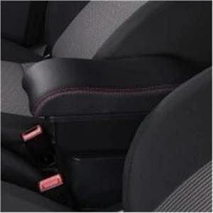 aejghfwjh Bracciolo Auto Per Fiat Per Sedici Bracciolo Centrale Box Portaoggetti Con Interfaccia USB Bracciolo Console Centrale(A-Black red line)