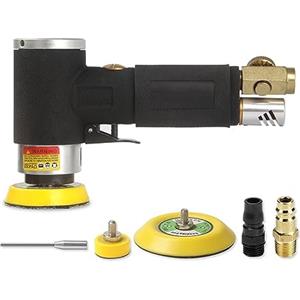 AUBEST Levigatrice/lucidatrice, Macchina eccentrica da 5 mm, smerigliatrice/levigatrice orbitale da 125/150 mm, Kit Ruote for lucidatura Carta vetrata(Size:Mini Grinder Suit)